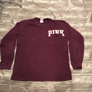 Burgundy PINK Long Sleeve